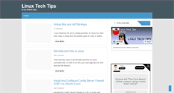Desktop Screenshot of linuxtechtips.com