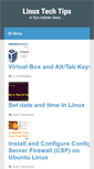 Mobile Screenshot of linuxtechtips.com